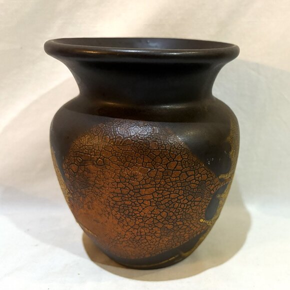Royal Haeger Earth Wrap Lava Glaze Pottery Vase Vintage MCM 1970s - Picture 5 of 8